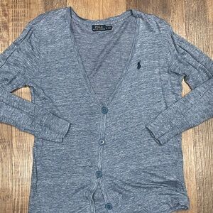 Ralph Lauren Heathered Light Blue Sweater